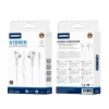 JELLICO słuchawki przewodowe EP3A JACK 3.5MM z mikrofonem 1.2M Biały
