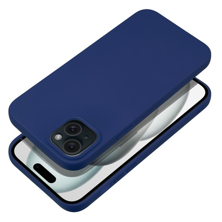 Futerał SOFT do IPHONE 15 PLUS ciemny niebieski