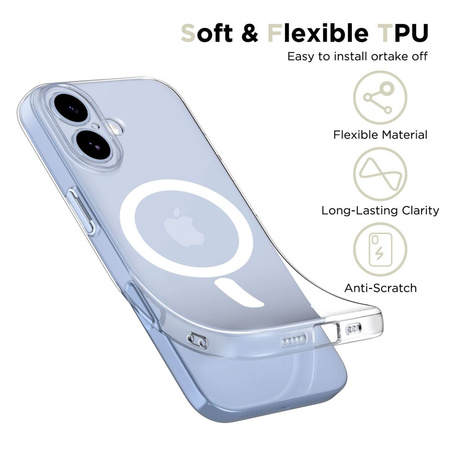 TECH-PROTECT FLEXAIR MAGSAFE IPHONE 17 CLEAR