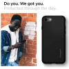 Spigen Liquid Air - Etui iPhone SE 2020 / 8 / 7 (czarny)