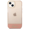 Oryginalne Etui IPHONE 14 PLUS Guess Hardcase Translucent różowe