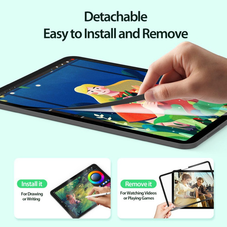 DUX DUCIS protektor NAAD ochronny na LCD o strukturze papieru do iPad Air 11 (2024)