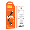 HOCO kabel Typ C do Typ C Hyper Power Delivery 60W X96 1m czarny