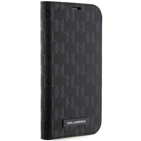Karl Lagerfeld KLBKP14XSAKLHPK iPhone 14 Pro Max 6.7&quot; bookcase black/black Saffiano Monogram