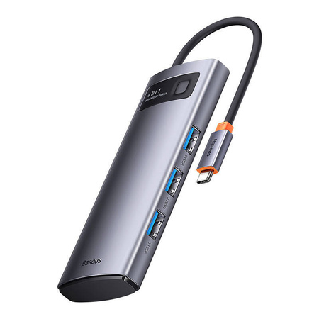 Baseus Metal Gleam Series 4 in 1 HUB Dockingstation USB Typ C – 4 x USB 3.2 Gen. 1 (WKWG070013)