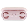 Guess Elongated Metalic Printed Logo - Słuchawki Bluetooth TWS + etui ładujące (różowy)