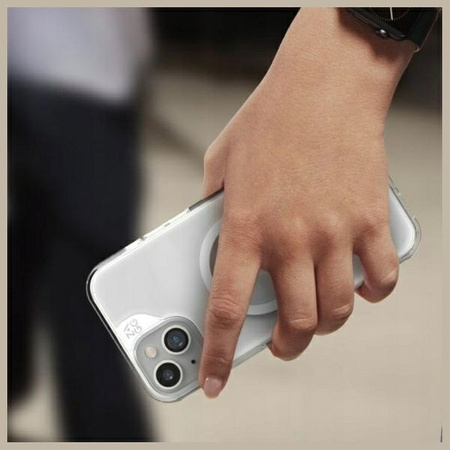 Etui ZAGG Crystal Palace Snap Kickstand   MagSafe do iPhone 15 Plus przezroczysty/clear