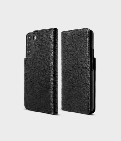 Ringke Folio Signature Flip Leather Case for Samsung Galaxy S22 + (S22 Plus) Black (FSS118R262)