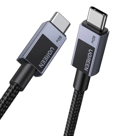 Kabel USB-C 2.0 do USB-C 2.0 Ugreen L524 PD 3A 3m (szary)