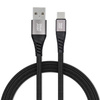 Kabel Blue Star z oplotem ze złączem USB A do USB C 3A