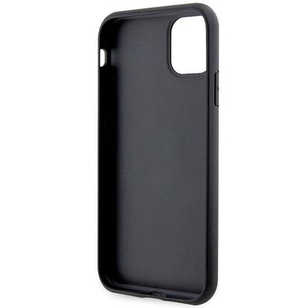 Guess GUHCN61P4SNK iPhone 11 / Xr grau/graues Hardcase 4G Stripe