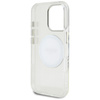 Guess IML Metal Colored Circle Classic Logo MagSafe - Etui do iPhone 16 Pro (biały)