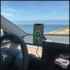 Uchwyt magnetyczny 4smarts Screen Mount  Qi2 na monitor do smartfonów szary