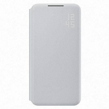 Samsung LED View Cover mit LED Display für Samsung Galaxy S22+ (S22 Plus) hellgrau (EF-NS906PJEGEE)