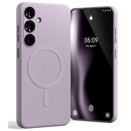 Mercury MagSafe Semi-Silicone Sam S24+ G926 liliowy fiolet /lilac purple