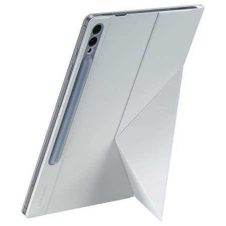 Etui z klapką i podstawką do Samsung Galaxy Tab S9+ Smart Book Cover - białe