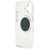 Guess IML Metal Colored Circle Classic Logo MagSafe - Etui do iPhone 16 (czarny)