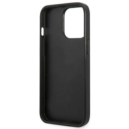 Oryginalne Etui IPHONE 13 PRO Karl Lagerfeld Hardcase Monogram Plaque (KLHCP13LMNMP1P) różowe