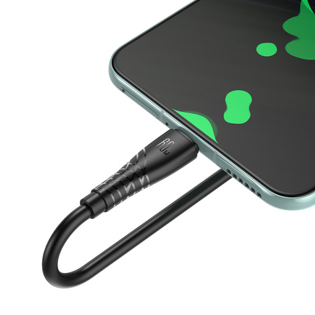 BWOO kabel USB-C - USB-C 1m 60W 3A czarny BO-X318C-C