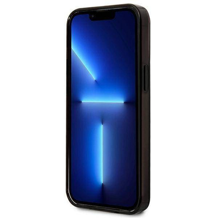 Karl Lagerfeld KLHCP13LTGKCK iPhone 13 Pro / 13 6,1" Hardcase schwarz / schwarz Gradient Ikonik Karl & Choupette