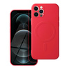 Futerał Silicone Mag Cover kompatybilny z MagSafe do IPHONE 12 PRO czerwony