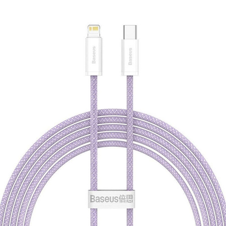 Baseus Dynamic kabel USB Typ C - Lightning Power Delivery 20W 2m  fioletowy (CALD000105)