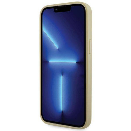 Guess GUHCP14XHDGTPD iPhone 14 Pro Max 6.7&quot; gold/gold hardcase Rhinestone Triangle