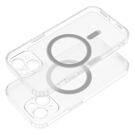 Futerał FROST MAG COVER z ochroną aparatu kompatybilny z MagSafe do IPHONE 14 Pro transparentny