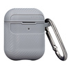 Etui Carbon do Airpods / Airpods 2 szare
