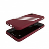 Oryginalne Etui IPHONE X / XS Adidas OR Booklet Case Suede (33282) burgundowe