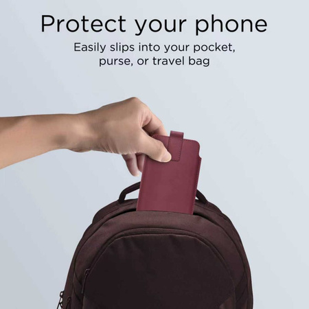 TECH-PROTECT SM65 UNIVERSAL PHONE POUCH 6.0-6.9 INCH MULBERRY