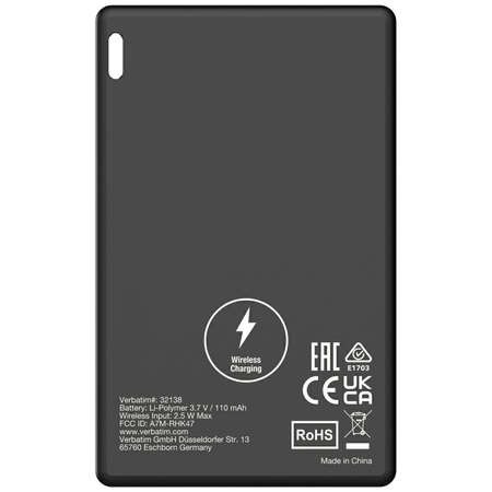 Verbatim My Finder Card Bluetooth        czarny/black - urządzenie do śledzenia MYFCR-01B 32138