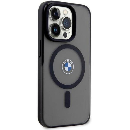 Etui BMW IML Signature MagSafe do iPhone 15 Pro - czarne