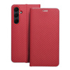 Kabura LUNA Book Carbon do SAMSUNG A35 5G czerwony