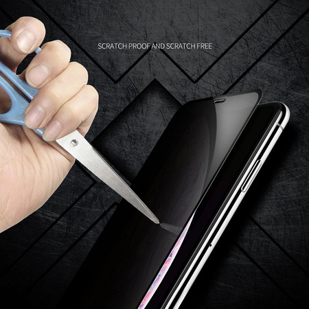 Szkło hartowane X-ONE Full Cover Extra Strong Privacy - do iPhone 15 (full glue) czarny