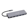 Verbatim Adapter Hub USB-C - 2xHDMI/DP/ Eternet/6xUSB-A/Jack 3.5mm/2xUSB-C aluminium/aluminum 32153