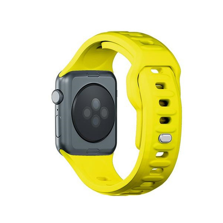 3MK Silicone Watch Strap żółty/yellow dla Apple Watch 42/44/45/49mm