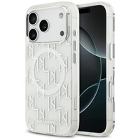 Karl Lagerfeld IML KL Monogram MagSafe Case für iPhone 17 Pro - Weiß