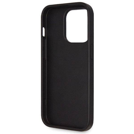 Oryginalne Etui IPHONE 14 PRO Guess Hardcase Crossbody 4G Metal Logo (GUHCP14LP4TDSCPK) czarne