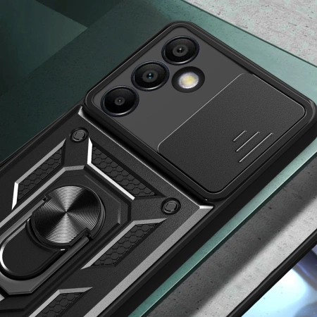 Hybrid Armor Camshield Samsung Galaxy S24 FE Black