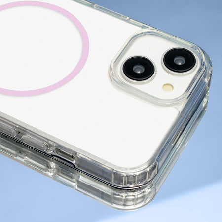 Nakładka Anti Shock Thin Mag do iPhone 16 Pro 6,3" różowa