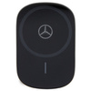 Uchwyt indukcyjny Mercedes Silver Stars MagSafe 15W do kratki wentylacyjnej lub na szybę - czarny