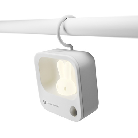 Lampka nocna z króliczkiem LED PURE FLC-10 LEA PIR biała 500mAh Forever Light