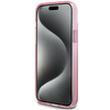 Guess nakładka do iPhone 15 Plus 6,7&quot; KLHMP15MHMRSKCP różowa C MAGSAFE RINGSTAND KC