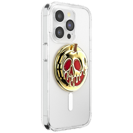 Uchwyt i podstawka do telefonu Popsockets Round Disney Enamel Poison Apple MagSafe złoty 114075