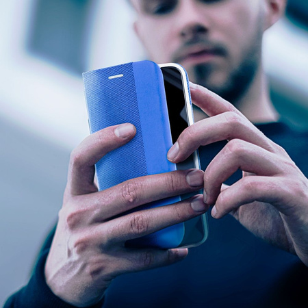 Kabura SENSITIVE Book do XIAOMI Redmi NOTE 13 PRO 4G niebieski