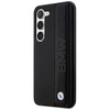 Case BMW BMHCS23M22RDPK S23+ S916 black/black hardcase Leather Textured &amp; Stripe