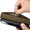 iCarer Oil Wax Wallet Case 2in1 iPhone 14 Pro Max Flip Leather Cover Anti-RFID Brown (WMI14220724-BN)