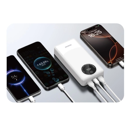 Powerbank Dudao K12Pro 22.5W PD 20000mAh USB-A, USB-C - black