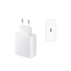 LITTE ŁADOWARKA SIECIOWA 45W BIAŁA PD TYP-C SINGLE (22) TA845